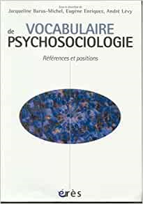 Vocabulaire de psychosociologie Enriquez